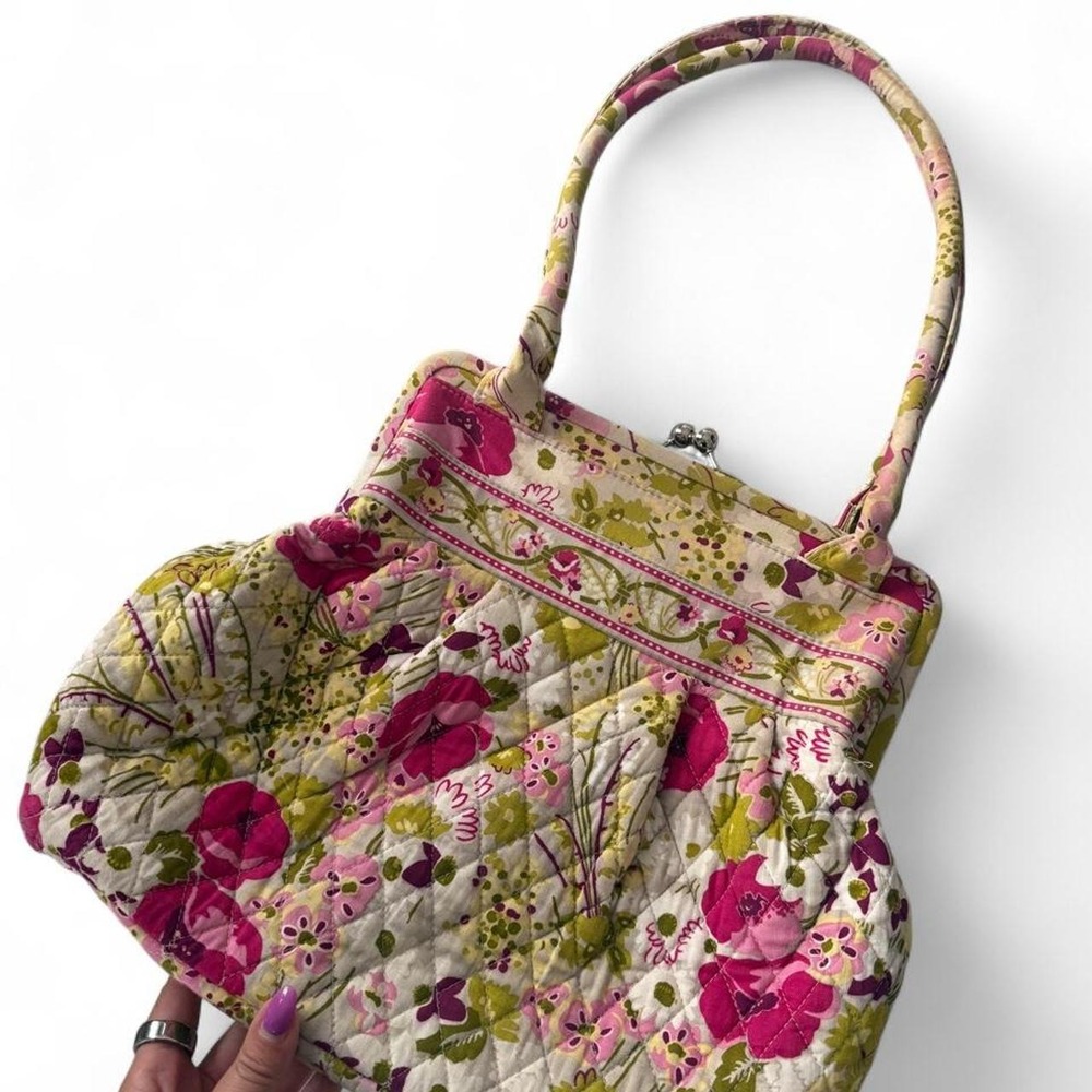 Vintage Vera Bradley Floral Quilted Shoulder Bag/Purse